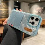 Denim Leather Pocket Design Phone Case, For iPhone 11 – Bild 6