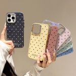 Glitter Powder Dots Pattern Rhinestone Large Hole Phone Case, For iPhone 15 Plus / 14 Plus, For iPhone 15, For iPhone 14 Pro – Bild 2
