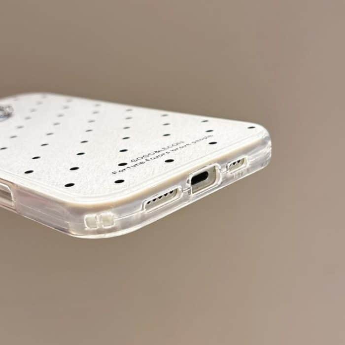 Glitter Powder Dots Pattern Rhinestone Large Hole Phone Case, For iPhone 14 / 13, For iPhone 12 / 12 Pro, For iPhone 12 Pro Max – Bild 6