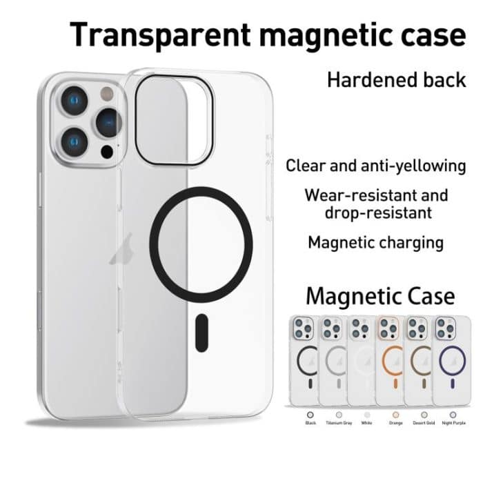 Clear PC Injection MagSafe Phone Case, For iPhone 16e, For iPhone 16 Pro Max, For iPhone 16 Pro, For iPhone 16 Plus – Bild 6