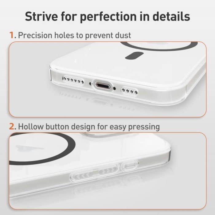 Clear PC Injection MagSafe Phone Case, For iPhone 14 Pro Max, For iPhone 13 Pro Max, For iPhone 13 Pro, For iPhone 13 – Bild 7