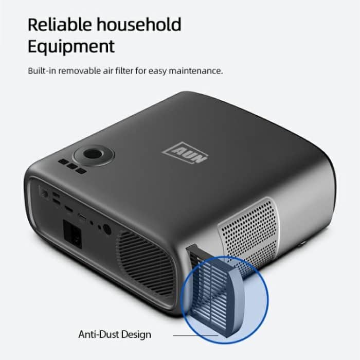 AUN AKEY9S 1080P 1000ANSI Autofocus WIFI Display Smart Projector, US Plug, UK Plug, AU Plug, EU Plug – Bild 17