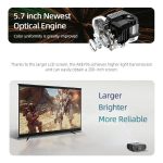 AUN AKEY9S 1080P 1000ANSI Autofocus WIFI Display Smart Projector, US Plug, UK Plug, AU Plug, EU Plug – Bild 5