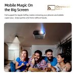 AUN AKEY9S 1080P 1000ANSI Autofocus WIFI Display Smart Projector, US Plug, UK Plug, AU Plug, EU Plug – Bild 8