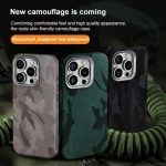 Camouflage Leather Metal Frame MagSafe PC Phone Case, For iPhone 13 Pro Max, For iPhone 13 Pro, For iPhone 13, For iPhone 12 / 12 Pro – Bild 2