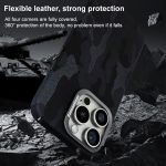 Camouflage Leather Metal Frame MagSafe PC Phone Case, For iPhone 15 Pro Max, For iPhone 15 Pro, For iPhone 15 Plus, For iPhone 15 – Bild 7