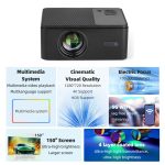 AUN A32 Pro 1280x720P 300ANSI Android 13 WIFI Display Smart Projector, US Plug, UK Plug, AU Plug, EU Plug – Bild 3
