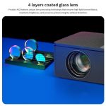 AUN A32 Pro 1280x720P 300ANSI Android 13 WIFI Display Smart Projector, US Plug, UK Plug, AU Plug, EU Plug – Bild 7