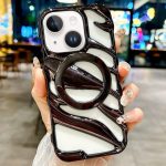 Cooling Hollow Electroplating TPU MagSafe Phone Case, For iPhone 14 Plus, For iPhone 14, For iPhone 14 Pro, For iPhone 14 Pro Max