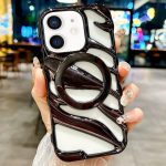 Cooling Hollow Electroplating TPU MagSafe Phone Case, For iPhone 11