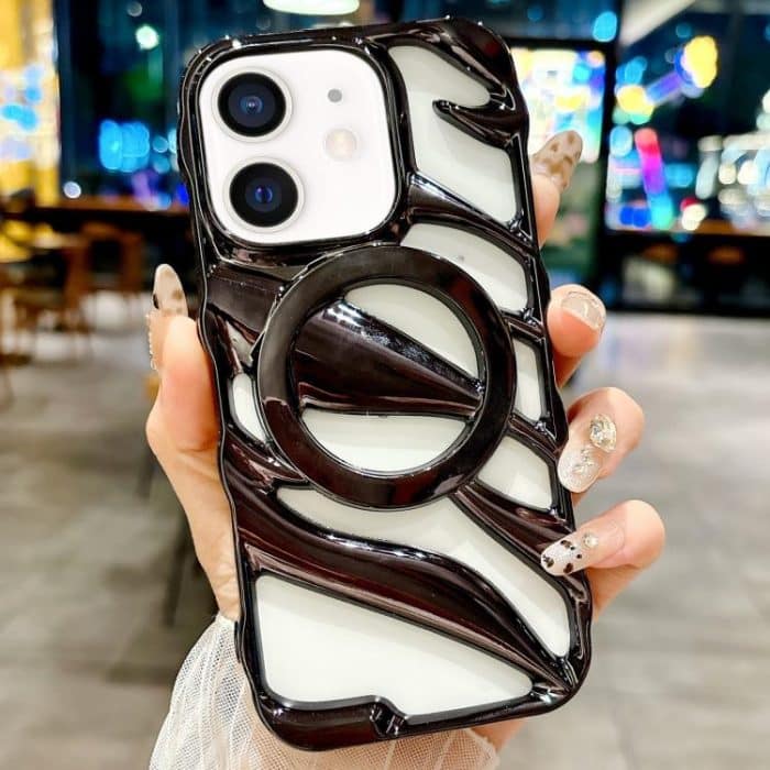 Cooling Hollow Electroplating TPU MagSafe Phone Case, For iPhone 11 – Bild 1