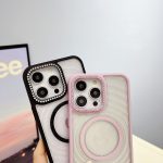 Transparent Glitter Starry Sky Top Diamond Frosted MagSafe Phone Case, For iPhone 16 Pro Max, For iPhone 16 Pro, For iPhone 16, For iPhone 15 Pro Max – Bild 3