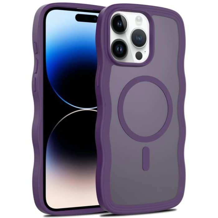 EDA007925209A.jpg Skin Feel Wave Texture MagSafe Phone Case, For iPhone 14 Pro Max, For iPhone SE 2022 / SE 2020 / 8 / 7, For iPhone 13, For iPhone 12 – Bild 1