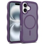 Skin Feel Wave Texture MagSafe Phone Case, For iPhone 16, For iPhone 15 Pro Max, For iPhone 15 Pro, For iPhone 15 Plus