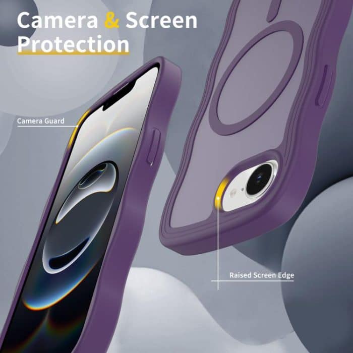 Skin Feel Wave Texture MagSafe Phone Case, For iPhone 16e, For iPhone 16 Pro Max, For iPhone 16 Pro, For iPhone 16 Plus – Bild 3