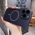 Matte Frosted Fine Circle MagSafe Lens Protection Phone Case, For iPhone 14 Pro Max, For iPhone 13 Pro Max, For iPhone 13 Pro, For iPhone 13