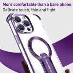 Shockproof Electroplating MagSafe Holder Phone Case, For iPhone 16 Pro Max, For iPhone 16 Pro, For iPhone 16 Plus, For iPhone 16, For iPhone 15 Pro Max, For iPhone 15 Pro – Bild 3