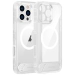 FULEXIN L1 Series Transparent MagSafe Holder Phone Case, For iPhone 16 Pro Max, For iPhone 16 Pro, For iPhone 16, For iPhone 15 Pro Max, For iPhone 15 Pro, For iPhone 15