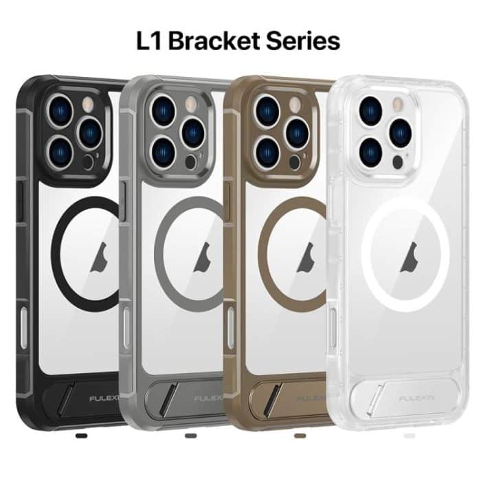 FULEXIN L1 Series Transparent MagSafe Holder Phone Case, For iPhone 14, For iPhone 14 Pro, For iPhone 14 Pro Max – Bild 2