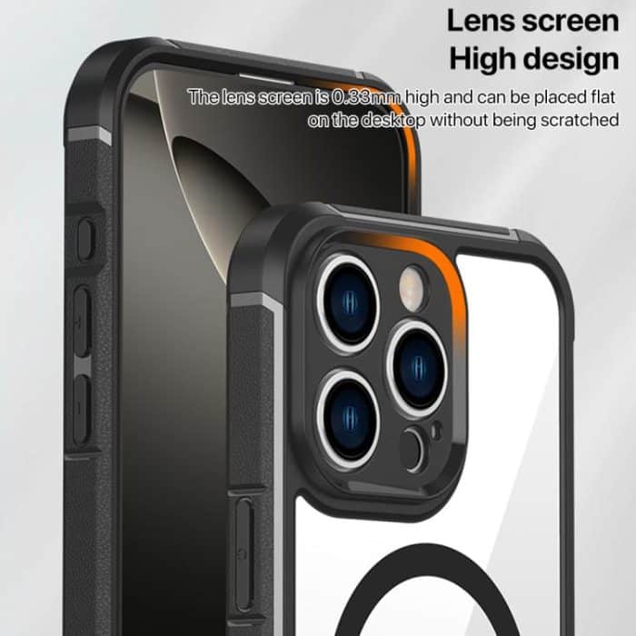 FULEXIN L1 Series Transparent MagSafe Holder Phone Case, For iPhone 16 Pro Max, For iPhone 16 Pro, For iPhone 16, For iPhone 15 Pro Max, For iPhone 15 Pro, For iPhone 15 – Bild 7