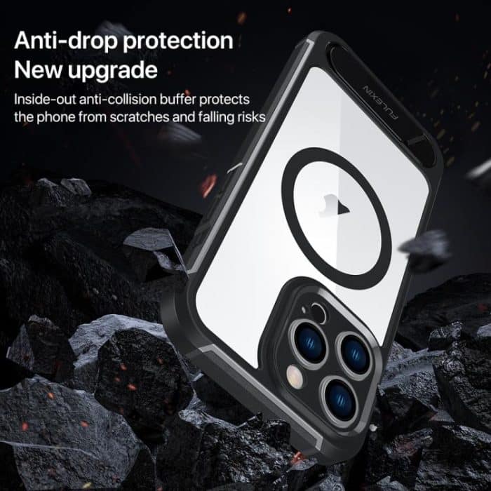 FULEXIN L1 Series Transparent MagSafe Holder Phone Case, For iPhone 14, For iPhone 14 Pro, For iPhone 14 Pro Max – Bild 9