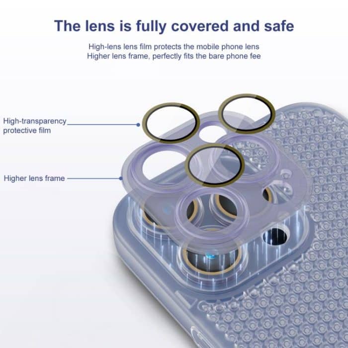 Ice Cream Dream Network Cooling PC Phone Case with Lens Film, For iPhone 16 Pro Max, For iPhone 16 Pro, For iPhone 16 Plus, For iPhone 16 – Bild 4