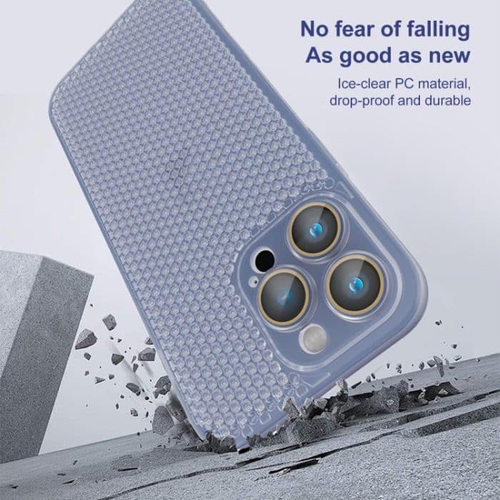 Ice Cream Dream Network Cooling PC Phone Case with Lens Film, For iPhone 13, For iPhone 12, For iPhone 12 Pro Max – Bild 7