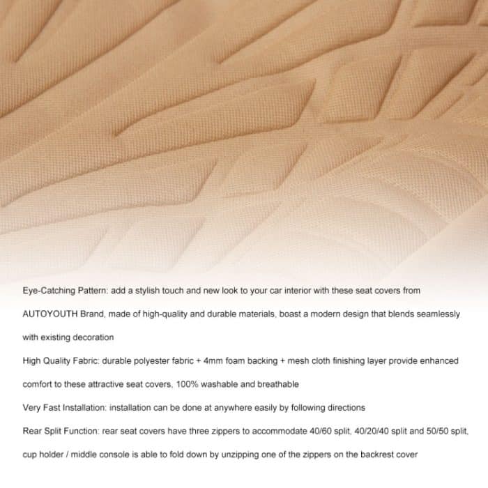 Universal-Autositzbezüge Sitz-Komplettsatz Staubschutz – Bild 3