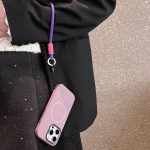 Metal Diamond Texture Lens Frame MagSafe Phone Case with Lanyard, For iPhone 13 Pro Max, For iPhone 13 Pro, For iPhone 13, For iPhone 12 – Bild 7