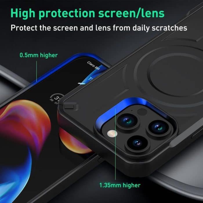 Breaker Velvet MagSafe Magnetic TPU Phone Case, For iPhone 16 Pro Max, For iPhone 16 Pro, For iPhone 16 Plus, For iPhone 16, For iPhone 15 Pro Max, For iPhone 15 Pro – Bild 3