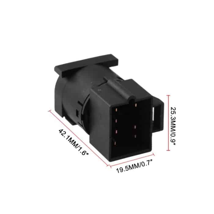 AC-Heizungsgebläsemotor-Steuerschalter 16192099 für 1995-1999 Chevrolet Yukon 1500 Pickup C / K. – Bild 5