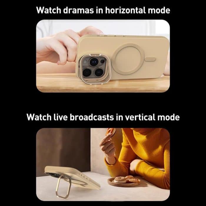 Diamond Texture Lens Holder Skin Feel MagSafe Phone Case, For iPhone 14 Plus, For iPhone 14, For iPhone 14 Pro, For iPhone 14 Pro Max – Bild 7