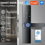 Z17 Tuya Smart WiFi Electronic Fingerprint Password Door Lock, 14.7cm, 16cm, 17cm, 18cm – Bild 2