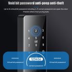 Z17 Tuya Smart WiFi Electronic Fingerprint Password Door Lock, 14.7cm, 16cm, 17cm, 18cm – Bild 4