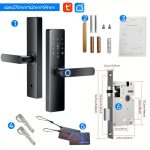 Z17 Tuya Smart WiFi Electronic Fingerprint Password Door Lock, 14.7cm, 16cm, 17cm, 18cm – Bild 9