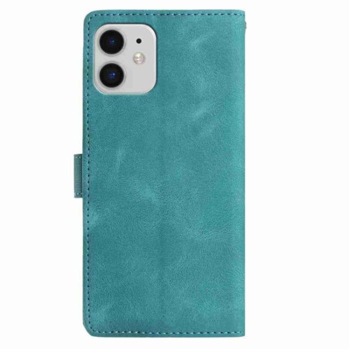 Skin Feel Embossed Feather Leather Phone Case, For iPhone 11, For iPhone 11 Pro, For iPhone XS / X – Bild 3