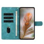 Skin Feel Embossed Feather Leather Phone Case, For iPhone 15, For iPhone 14 Plus, For iPhone 14 – Bild 4