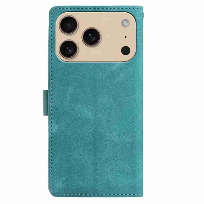 Skin Feel Embossed Feather Leather Phone Case, For iPhone 17 Pro Max, For iPhone 17 Pro, For iPhone 17 – Bild 3