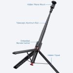 TT01 1.77m All-in-one Auto Pop Open Tripod Magnetic Remote Selfie Stick – Bild 9