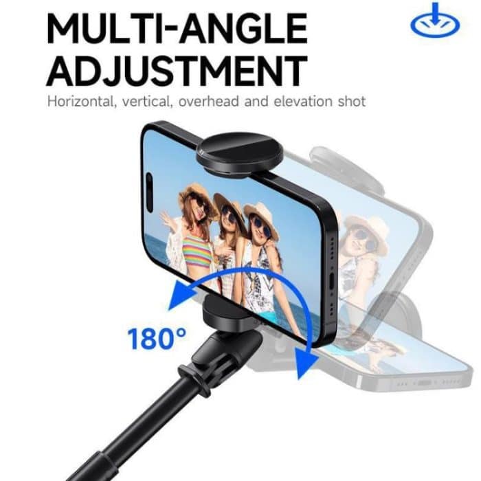 TT01 1.77m All-in-one Auto Pop Open Tripod Magnetic Remote Selfie Stick – Bild 10