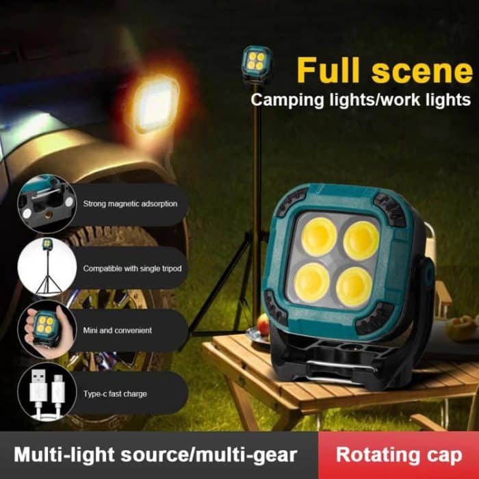 W8129-4 Mini Multi-function Work Light Outdoor Tent Camping Light, W8129-4 – Bild 9