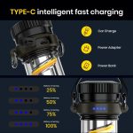 KXK-818 Outdoor Emergency Lamp Camping Light Portable Tent Lantern, KXK-818 – Bild 8