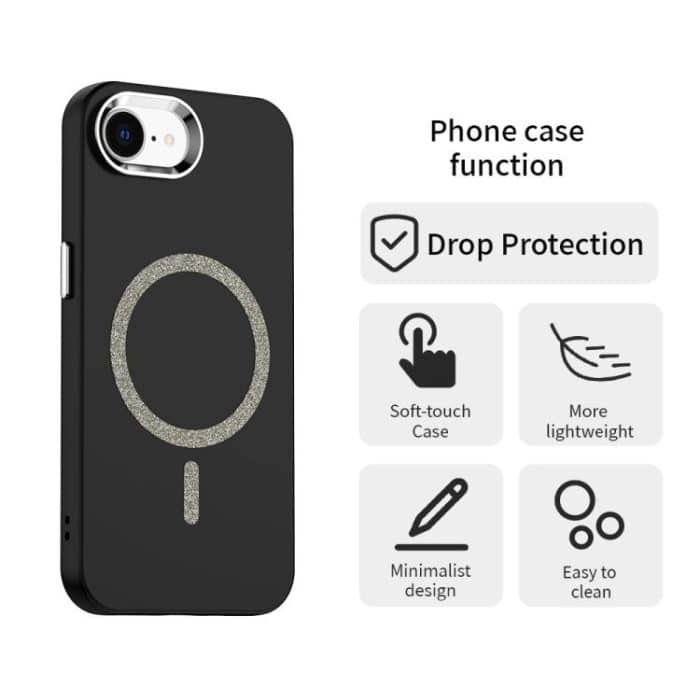 Glitter Series Magsafe PC Hybrid TPU Phone Case, For iPhone 16e, For iPhone 16 Pro Max, For iPhone 16 Pro, For iPhone 16 Plus, For iPhone 16, For iPhone 15 Pro Max – Bild 2