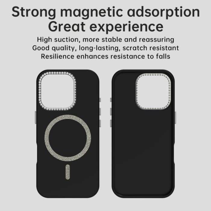 Glitter Rhinestones Series Magsafe PC Hybrid TPU Phone Case, For iPhone 16 Pro Max, For iPhone 16 Pro, For iPhone 16 Plus, For iPhone 16, For iPhone 15 Pro Max, For iPhone 15 Pro – Bild 6