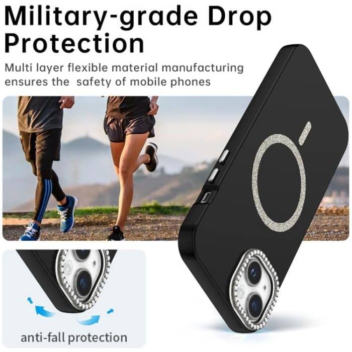 Glitter Rhinestones Series Magsafe PC Hybrid TPU Phone Case, For iPhone 15 Plus, For iPhone 15, For iPhone 14 Plus, For iPhone 14, For iPhone 14 Pro, For iPhone 14 Pro Max – Bild 3