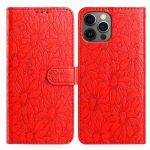 Daisy Embossed Leather Phone Case, For iPhone 12 Pro Max, For iPhone 11 Pro Max