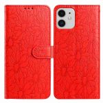 Daisy Embossed Leather Phone Case, For iPhone 11, For iPhone 11 Pro