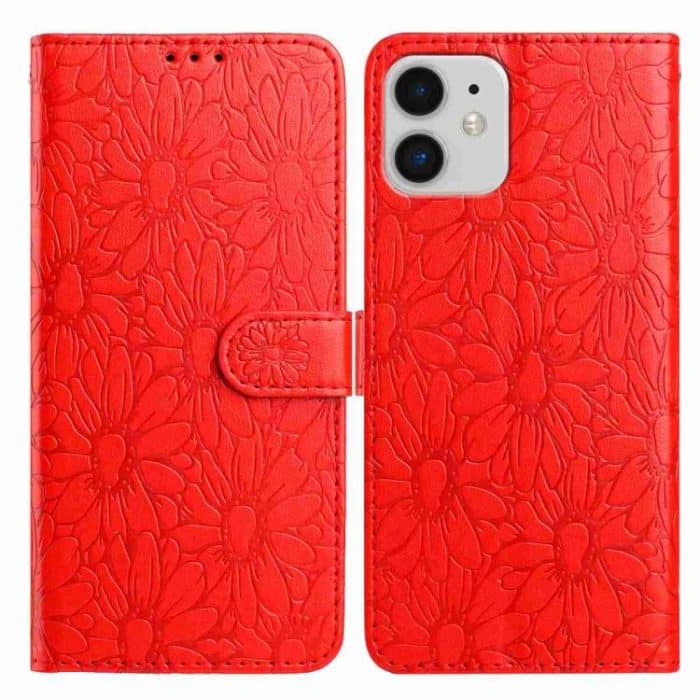 Daisy Embossed Leather Phone Case, For iPhone 11, For iPhone 11 Pro – Bild 1