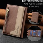 Zipper Leather Horizontal Magnetic Wallet Card Bag Case – Bild 6