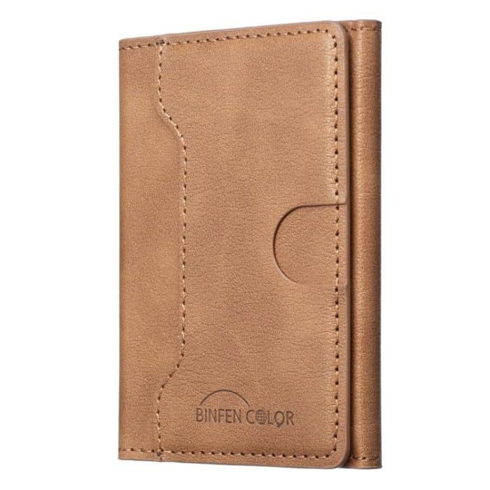 Oily Leather Horizontal Magnetic Wallet Card Bag Case – Bild 2